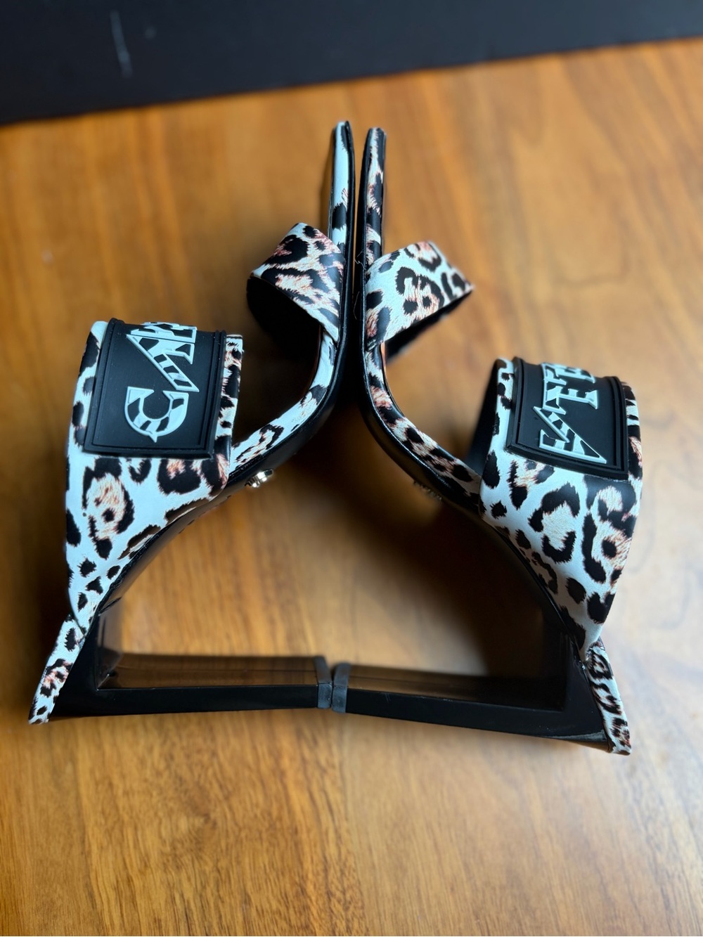 CAMILLA Franks Leopard Tiger Print Block Heel Sandals EU 40 US 9.5 Sample - Picture 4 of 16
